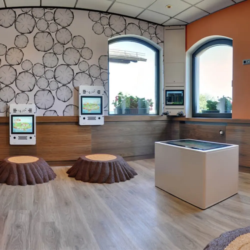Interactive play area at the Der Brabander hotel
