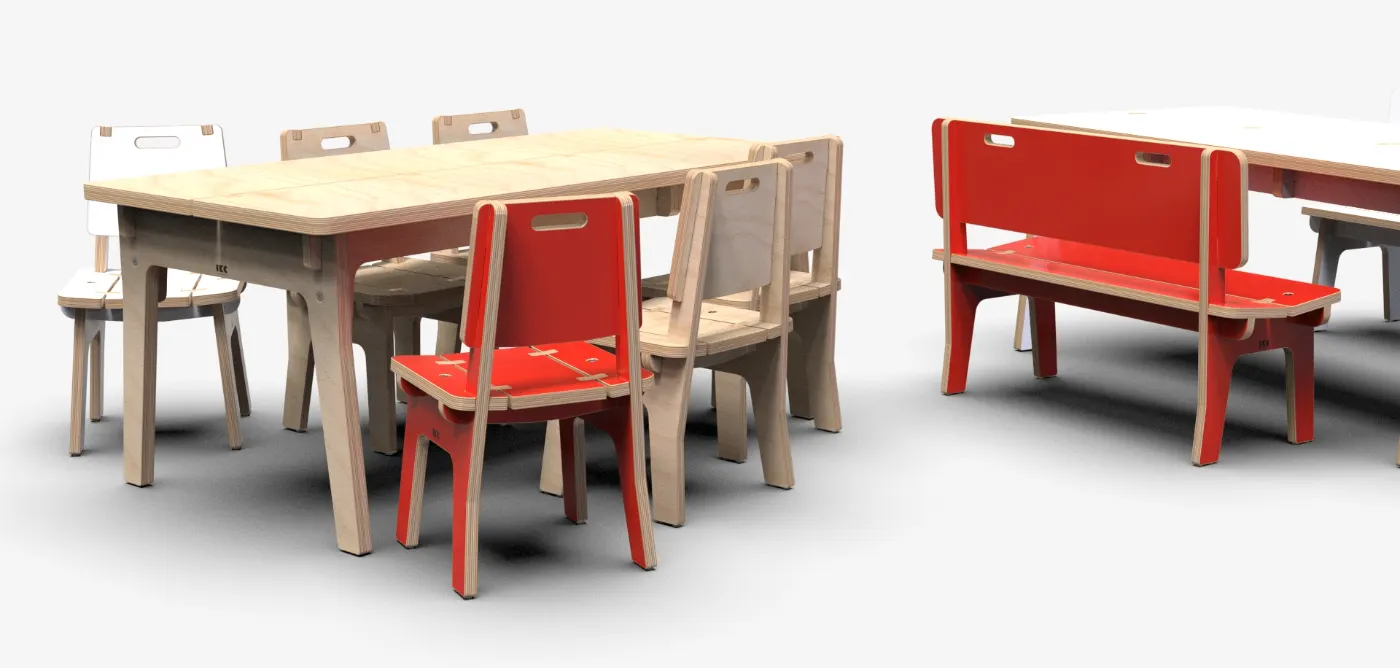 IKC Buxus children’s tables, chairs and benches