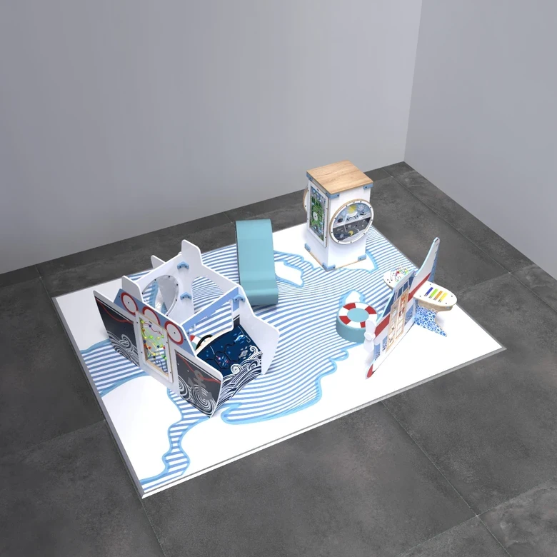 Freestanding Arctic themed play corner
