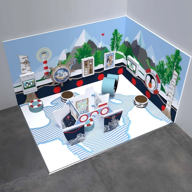 Arctic themed ready to play corner